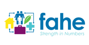 FAHE logo with tagline "Strength in Numbers"